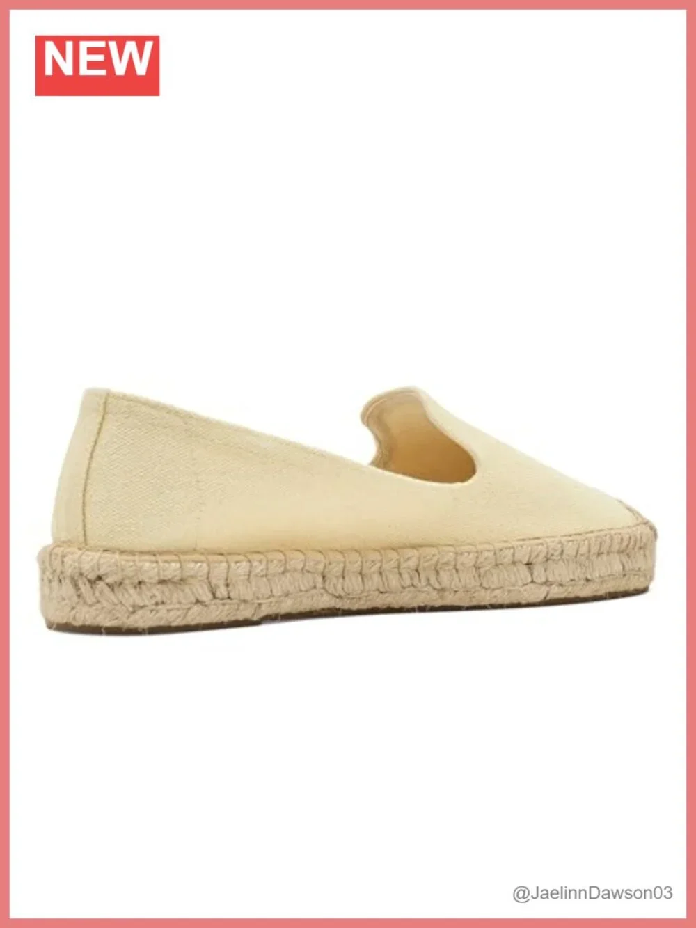 Soludos Smoking Platform Espadrille Cotton Jute Flats
